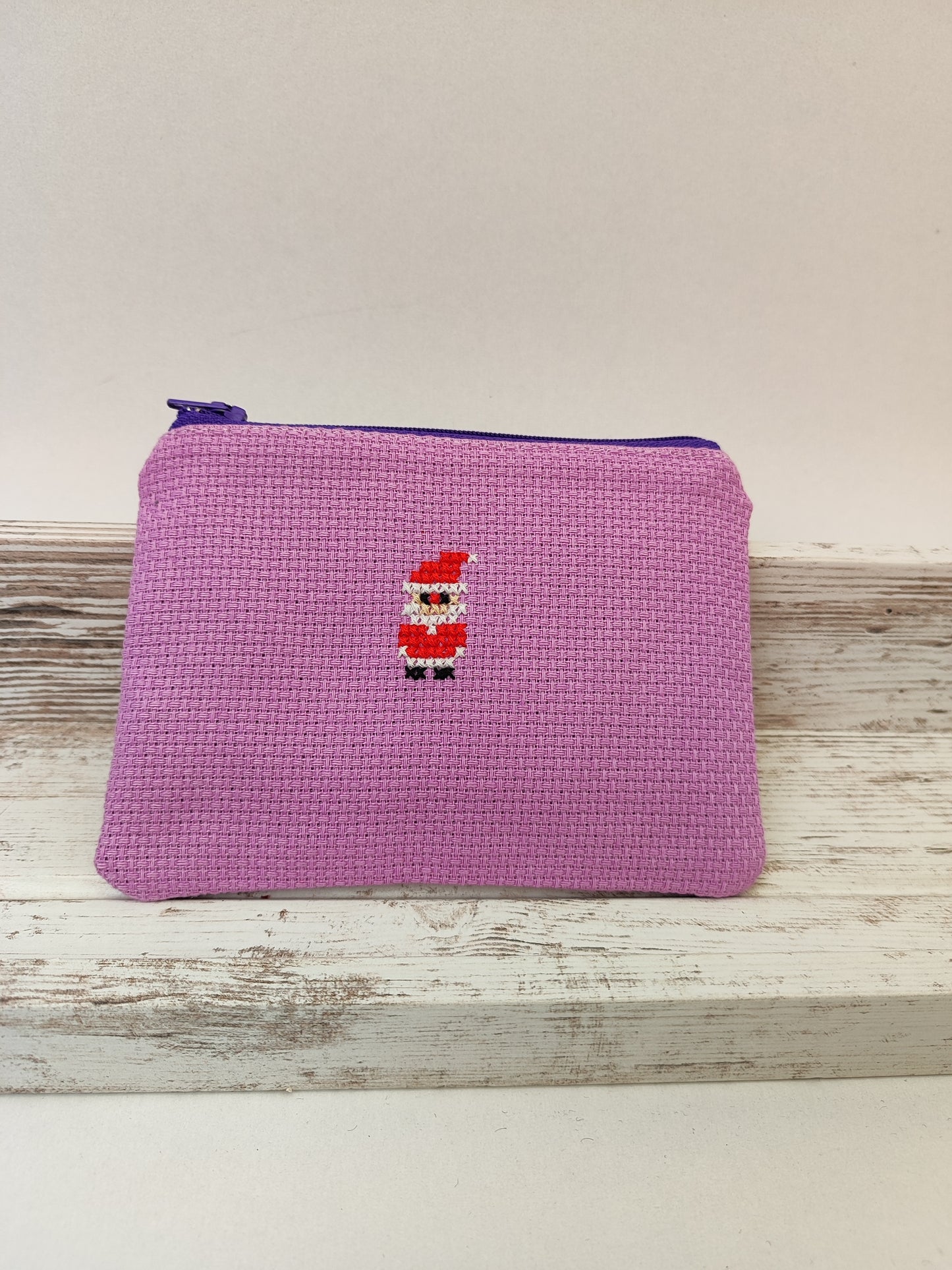 Μικρό κεντημένο πορτοφολάκι - Άγιος Βασίλης